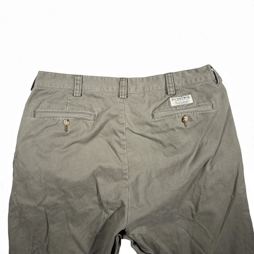 Polo Jeans Co Pants Mens 34x30 Green Ralph Lauren Chino Military Straight Y2K